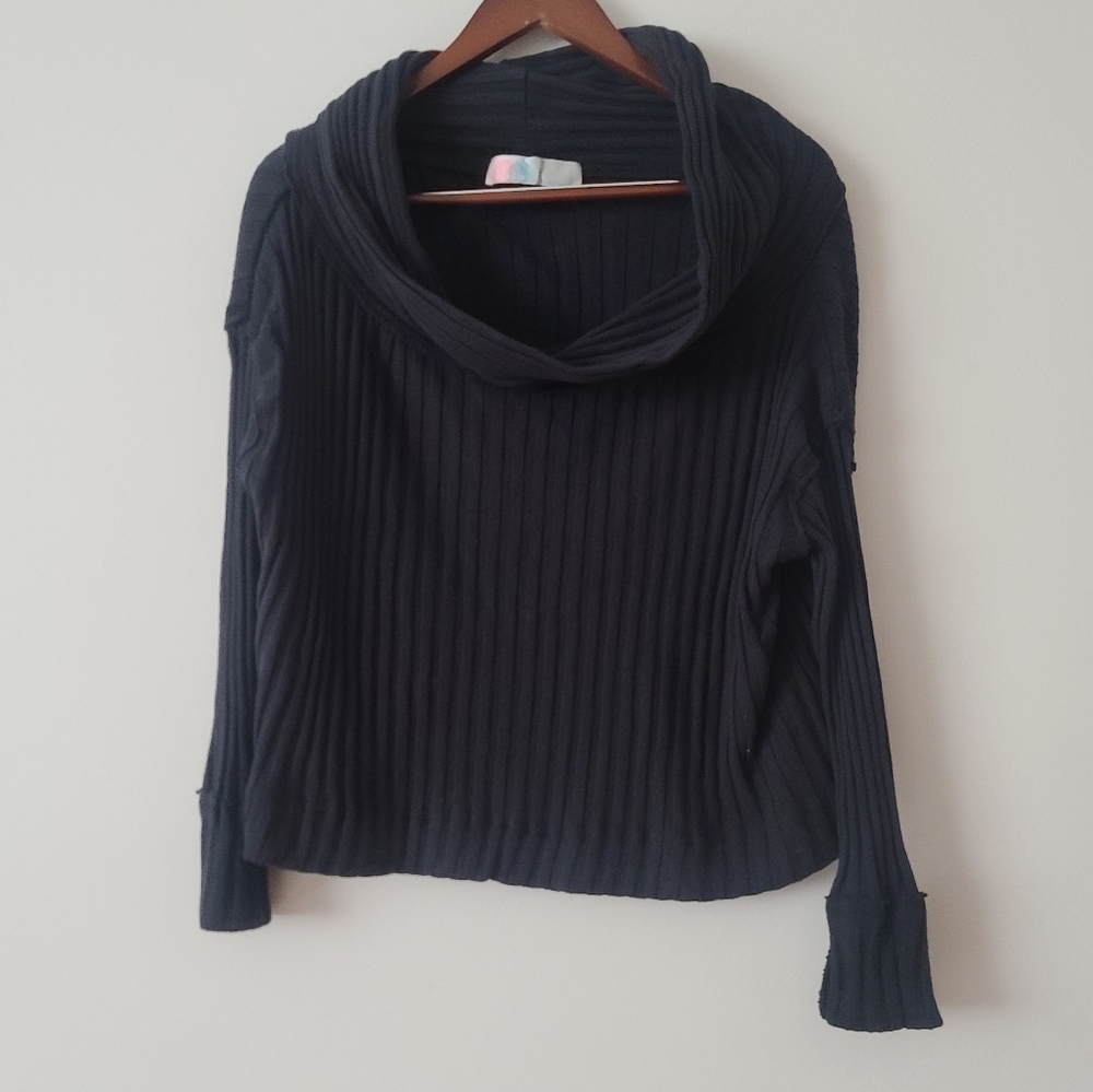Free people beach cowl neck sweater